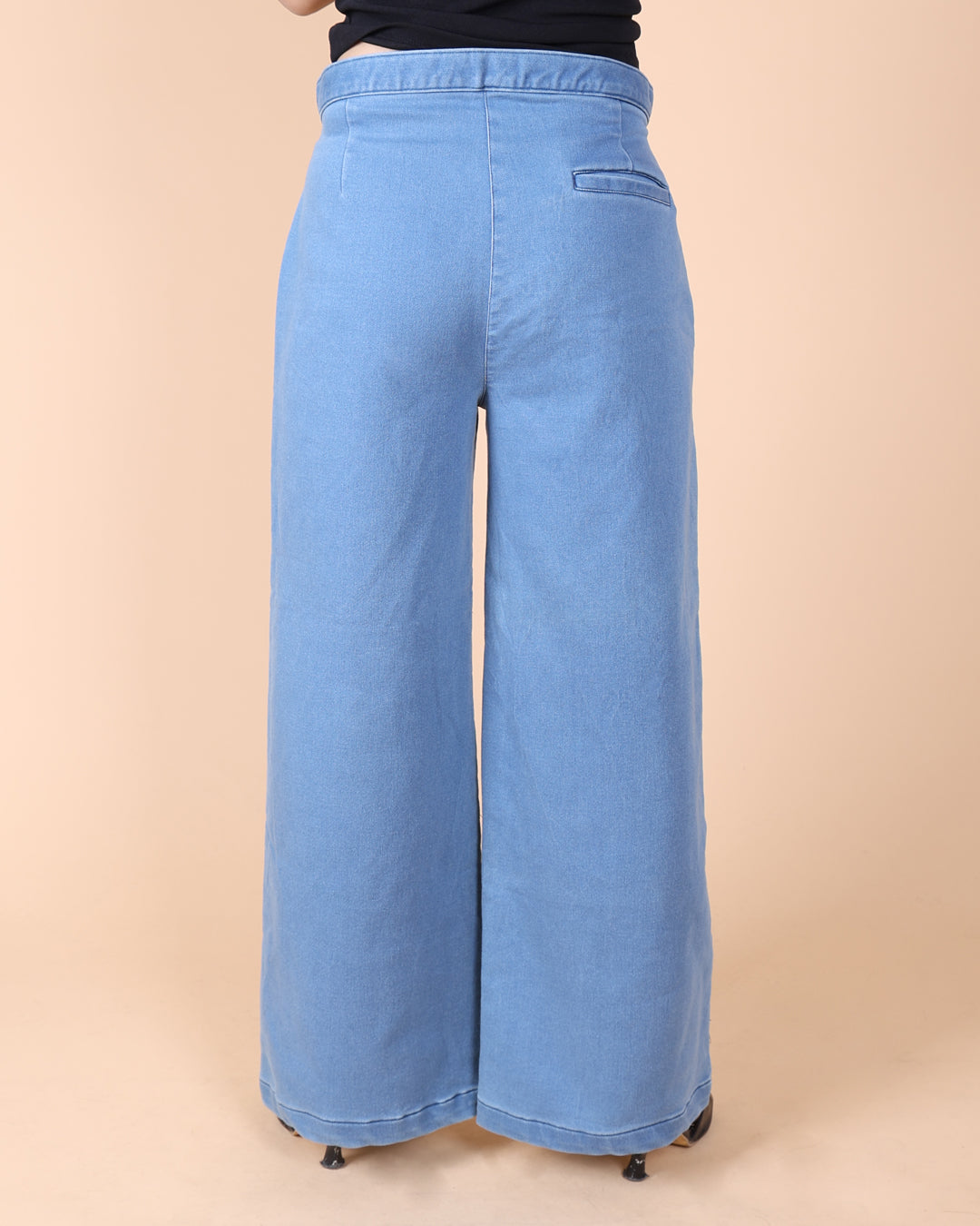 WideLeg Denim Trouser