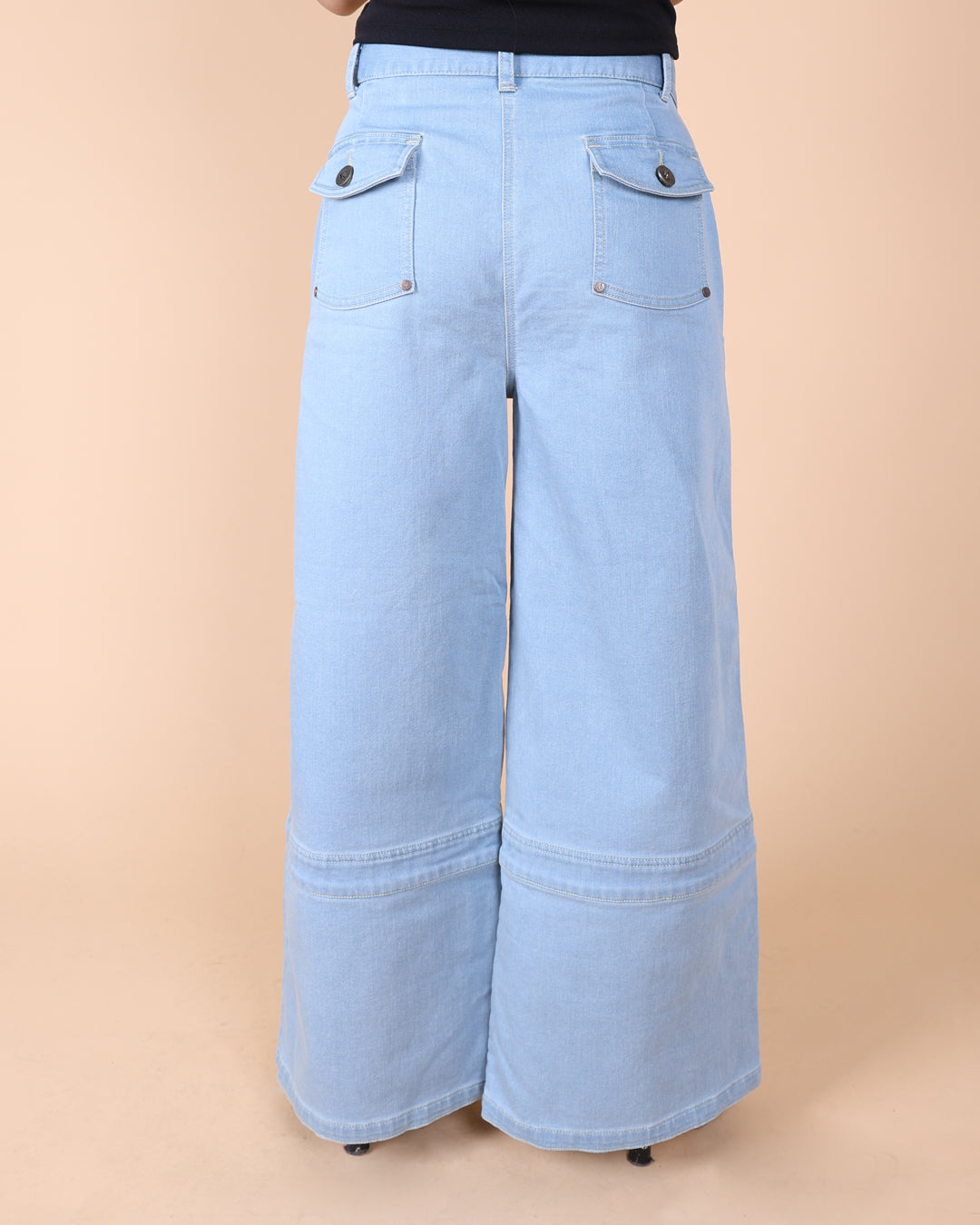 Heavy Wash Wide Leg Jean