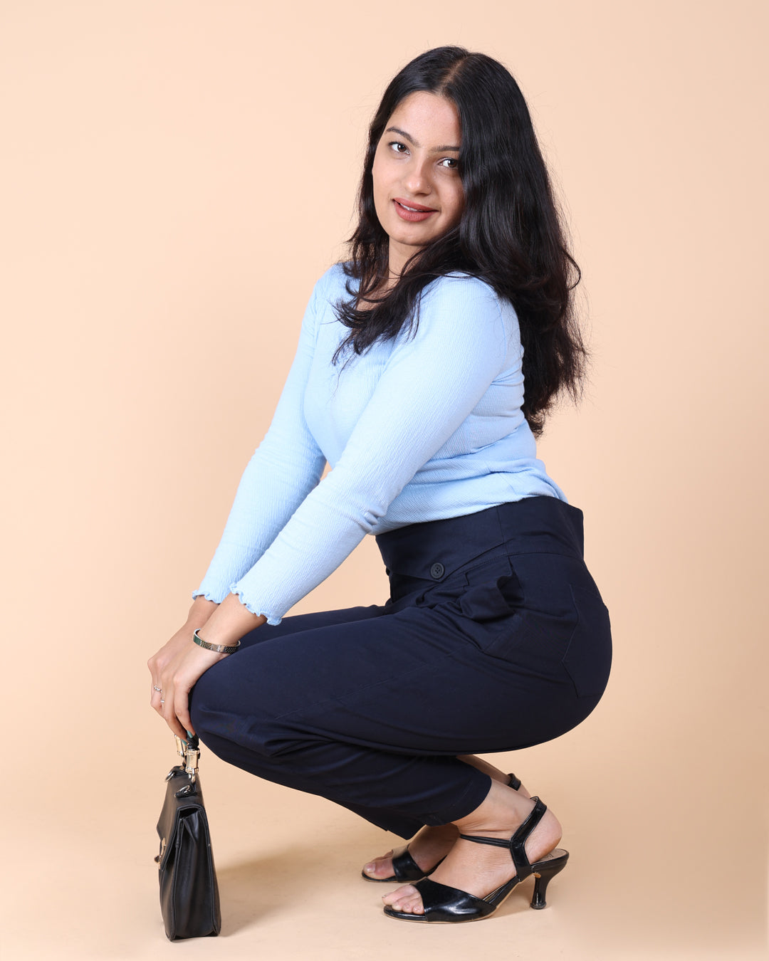 Elasticated Fitted Trouser