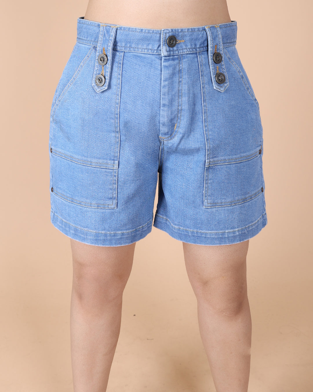 Loop Tab Denim Short