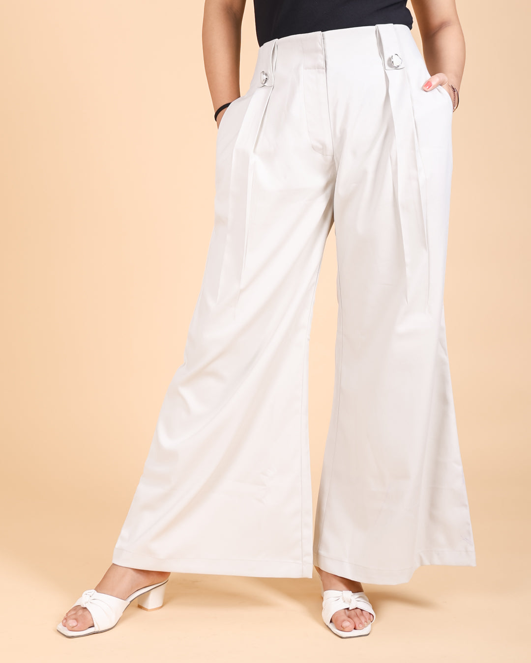 High Rise pleated Tailored Pants