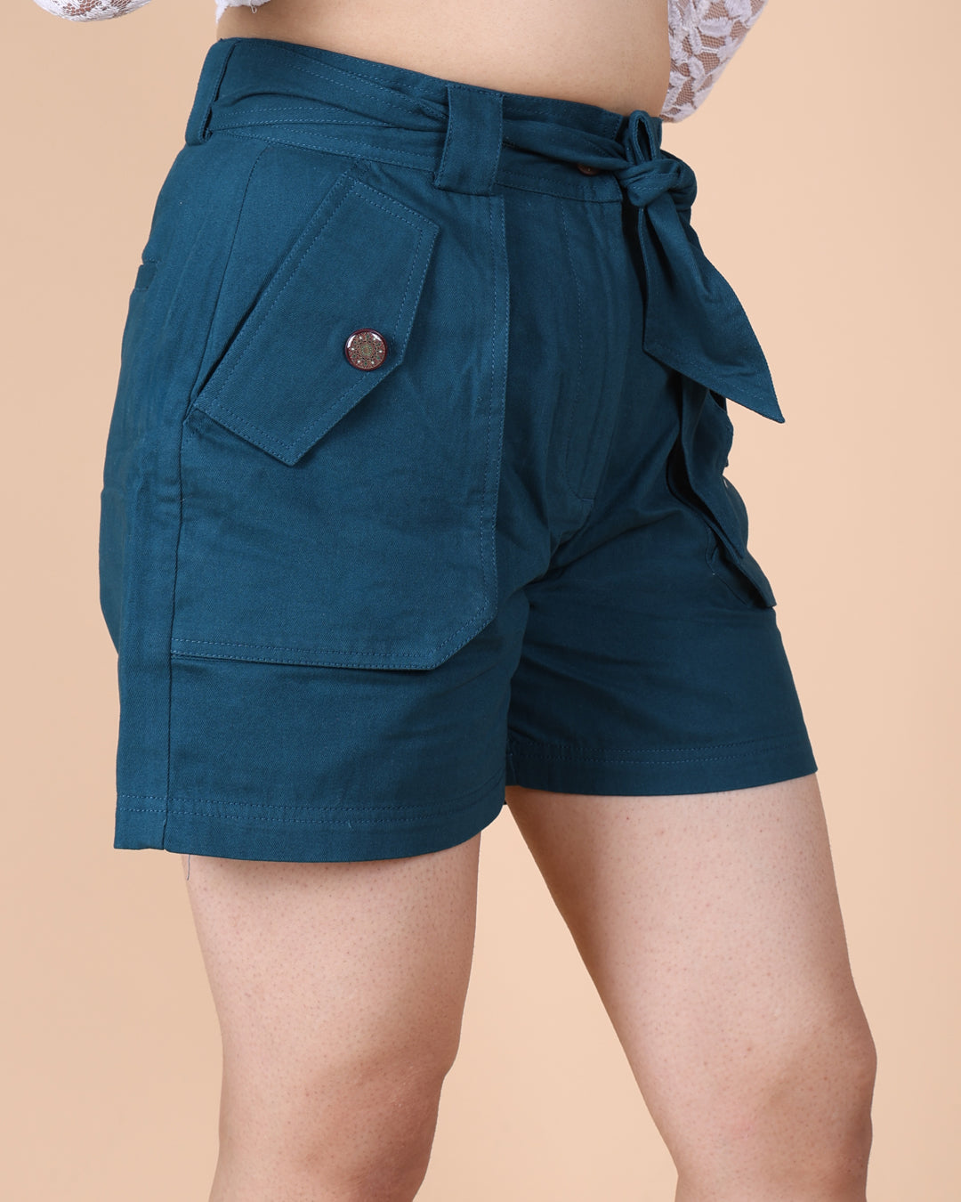 Cotton cargo short