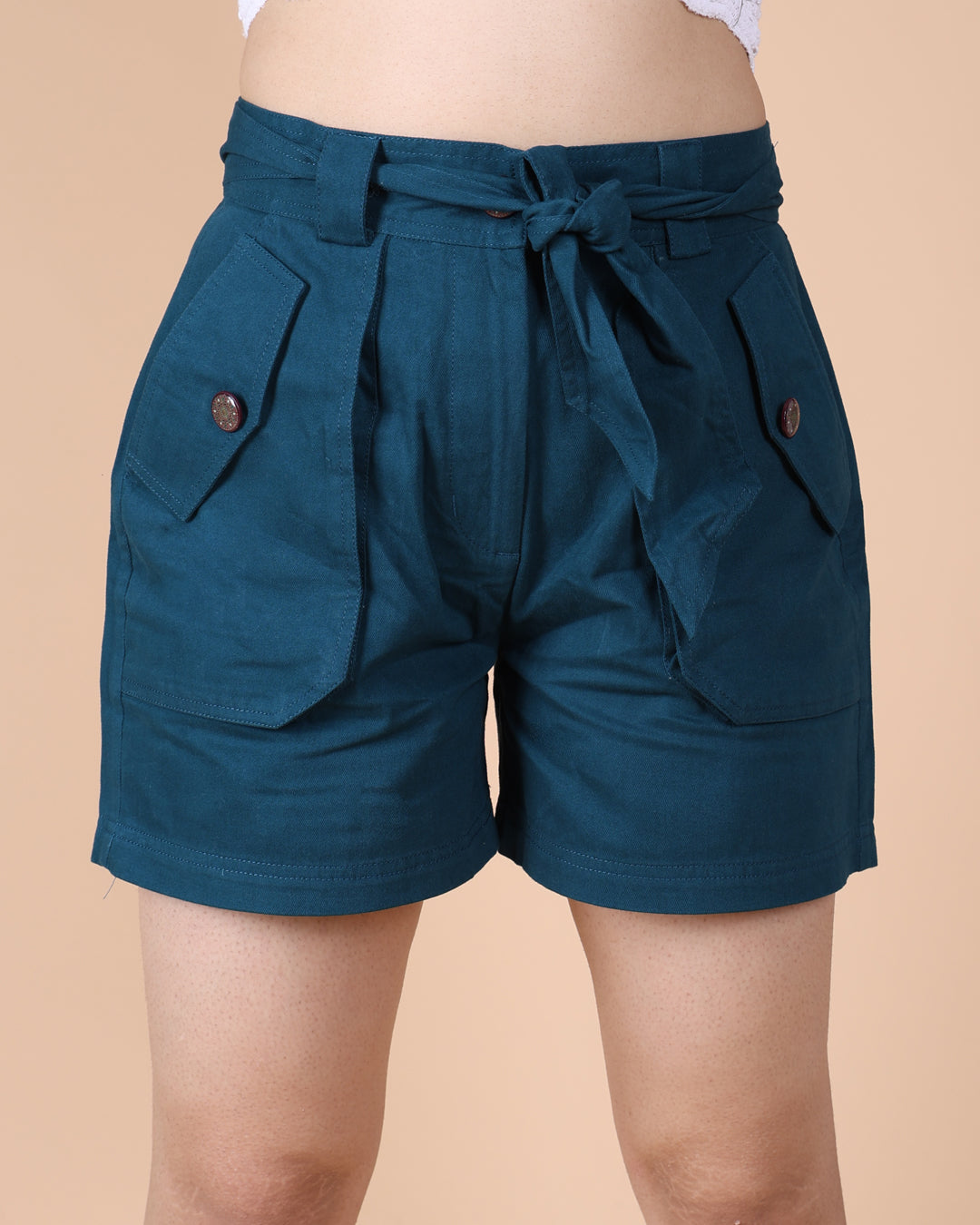 Cotton cargo short